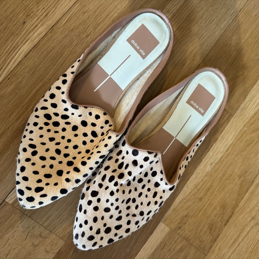 Cole Haan Women's Tan and Black Slip-On Shoes